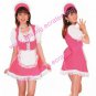 Sweet pink cosplay Maid Costume (Spring)