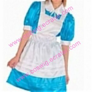 Sweet blue and white cosplay Maid Costume (Uruka)