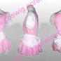 pink cosplay Waitress Maid Costume