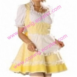 Sweet yellow Lace Maid Costume (Wakako)