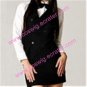 Office Uniform Black white Cosplay Costume