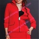 Office Uniform Red Freda Cosplay Costume
