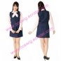 Office Uniform blue Hannah Cosplay Costume