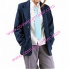 Blue Long Sleeves School Uniform Cosplay boy Costume