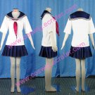 Blue and white School Uniform Cosplay girl Costume