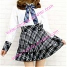 Lovely black School Uniform Cosplay girl Costume