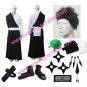 Naruto Danzo Cosplay Costume with wig set