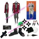 Naruto Jiraiya Halloween Cosplay Costume with wig set