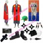 Naruto Jiraiya Halloween Cosplay Costume 2  with wig set