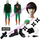 Naruto Maito Gai Halloween Cosplay Costume with wig set