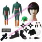 Naruto Rock Lee Halloween Cosplay Costume  with wig set