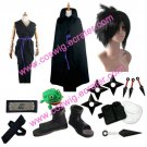 Naruto Sarutobi Sasuke Halloween Cosplay Costume with wig set