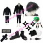 Naruto Shippuden Kiba Inuzuka Halloween Cosplay Costume with wig set