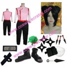 Naruto Shippuden Tenten Halloween Cosplay Costume with wig set