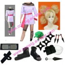 Naruto Temari Cosplay Costume   with wig set
