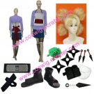 Naruto Temari Halloween Cosplay Costume with wig set