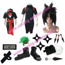 Naruto Uchiha Sasuke Halloween Cosplay Costume 2   with wig set