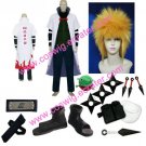 Naruto Yondaime 4th Hokage Halloween Cosplay Costume with wig set