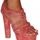 Coral High Heels