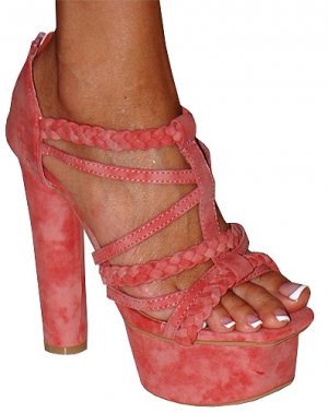 Coral High Heels