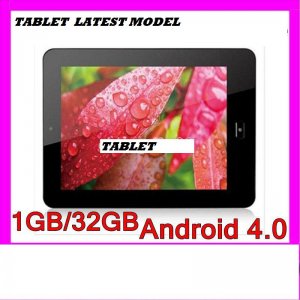 New latest model innovative THIN tablet 9.8mm, screen size 9.7in 32gb android 4.0 color black