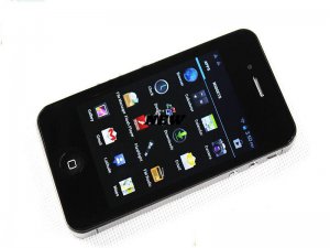 New latest model smartphone, iphone, cellular phone, unlock 3.5in android 4.0.3 color black
