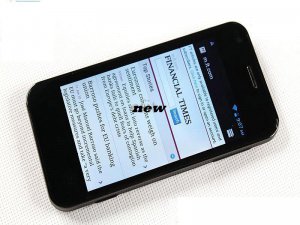 New latest model smartphone, iphone, cellular phone, unlock 4.0in android 4.0.3 color black