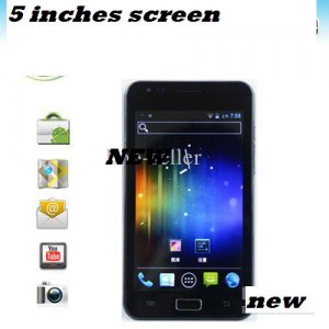 New latest model smartphone, iphone, cellular phone, unlock 5.0in android 4.0. color black, white