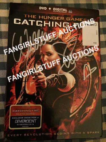 Hunger Games Catching Fire DVD signed Willow Shields Prim Everdeen autographed
