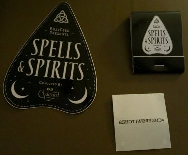 SDCC 2018 Comic Con Charmed Spells & Spirits Cheers Witches CW Party Swag