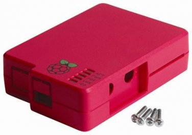 Latest Red Raspberry Pi Case Raspi Enclosure Box with GPIO Access