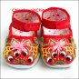 Pure Hand Embroidered Baby's Golden Shoes