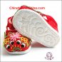 Pure Hand Embroidered Baby's Golden Shoes