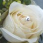 20 pcs of Swarovski 8mm White Pearl Stem for Wedding Bouquet Flower, Cake Topper Decoration
