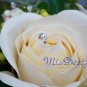 24 Swarovski 6mm Round Crystal Stem for Wedding Bouquet Flower or Cake Topper Decoration