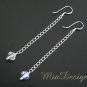 Swarovski Crystal Wedding Bridal Earrings for Bride or Gift to Bridesmaid - Sterling Silver Findings