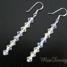 Swarovski Crystal Wedding Bridal / Bridesmaid Earrings / Birthday Gift - 12 Birthstone to choose