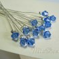 Swarovski Sapphire Crystal Stem for Wedding Bouquet Flower Decoration - Something Blue