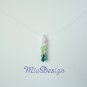 Swarovski Green Crystal Floating Illusion Wedding Bridal / Bridesmaid Necklace Choker