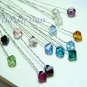 12 Swarovski 6mm Crystal / Pearl 8" Stem Wedding Flower Bouquet Decoration (choose colors u want)