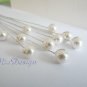 10 pcs of Swarovski 8mm White Pearl 8" Stem Wedding Flower Bouquet Centerpieces Decoration