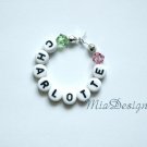 5 Swarovski Crystal Wine Glass Charms Personalized Custom Name Party Gift Wedding Favors Hen Night