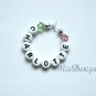 5 Swarovski Crystal Wine Glass Charms Personalized Custom Name Party Gift Wedding Favors Hen Night