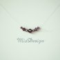 Swarovski Crystal Floating Illusion Bridal Necklace Choker for Wedding Bride Bridesmaid - Purple