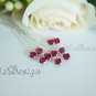 Swarovski 6mm Crystal Stem Wedding Bouquet Flower Pick Cake Topper Centrepiece Decoration Red