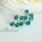 Swarovski 6mm Crystal Stem Wedding Bouquet Flower Pick Cake Topper Centrepiece Decoration Green
