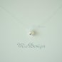 Swarovski Crystal Floating Illusion Necklace Earrings Wedding Set for Gift to Bridesmaid