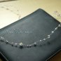 Long 32" Single Strand Bridal Hair Vine Swarovski Clear ab Crystal Wedding Bride or Bridesmaids