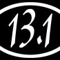 13.1 Half Marathon Sticker