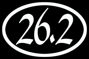 26.2 Marathon Sticker